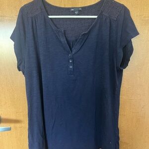 Gap navy short sleeve tee